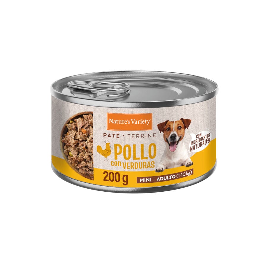 200 gr Nature's Variety Pat&eacute; Pollo con Verduras Lata para perros adultos mini, , large Imagen numero 1