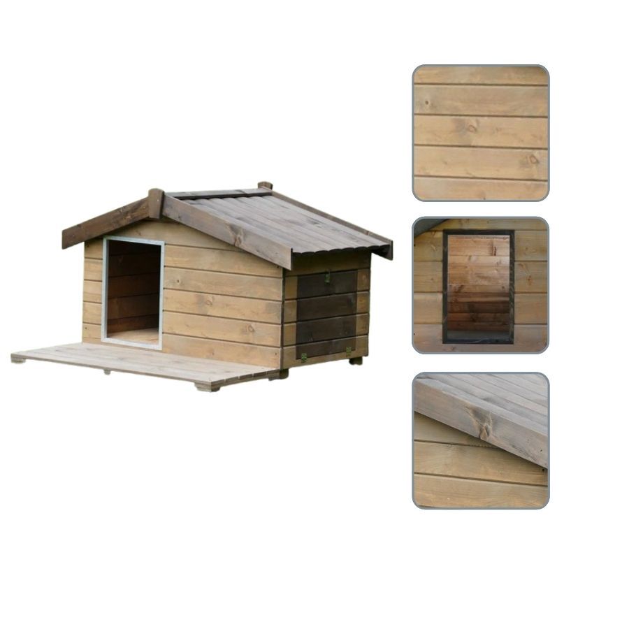 TK-Pet Mountain Caseta de Madera para perros, , large Imagen numero 5