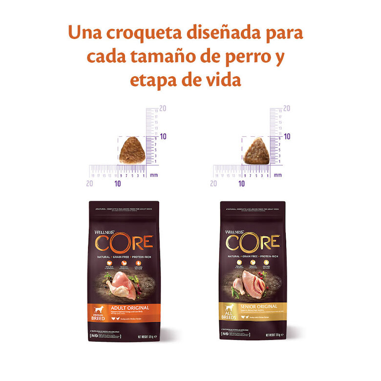 Wellness Core Adult Medium/Large Healthy Pavo Low Fat pienso para perros, , large image number null