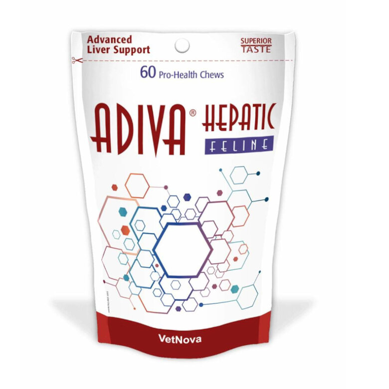 60 comprimidos Vetnova Adiva Hepatic Suplemento para gatos,  Imagen numero 1 60 comprimidos Vetnova Adiva Hepatic Suplemento para gatos, , large Imagen numero 1