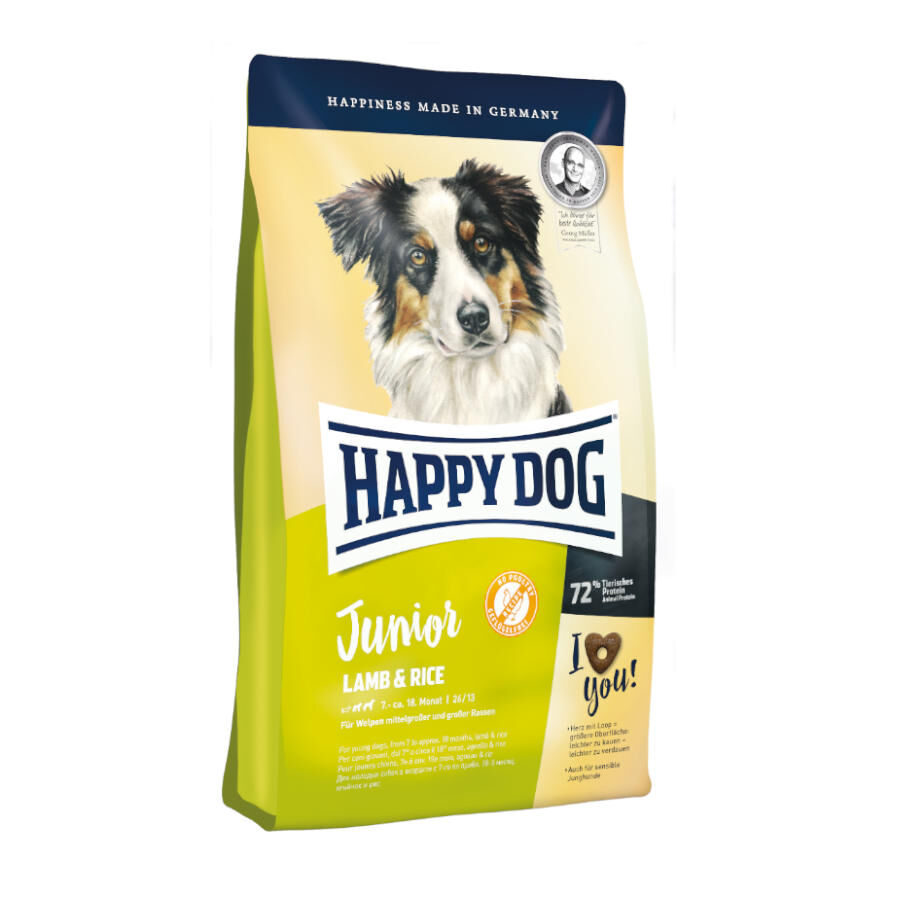 10 kg Happy Dog Junior Cordero y Arroz pienso , , large Imagen numero 2