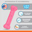 Nylabone Hueso Mordedor Dental Rosa Sabor a Pollo para cachorros, , large indicador imagen numero 5