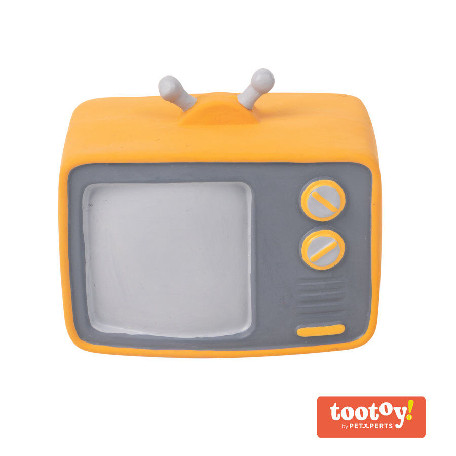 Tootoy! Chew Vintage TV mordedor con sonido para perros thumbnail