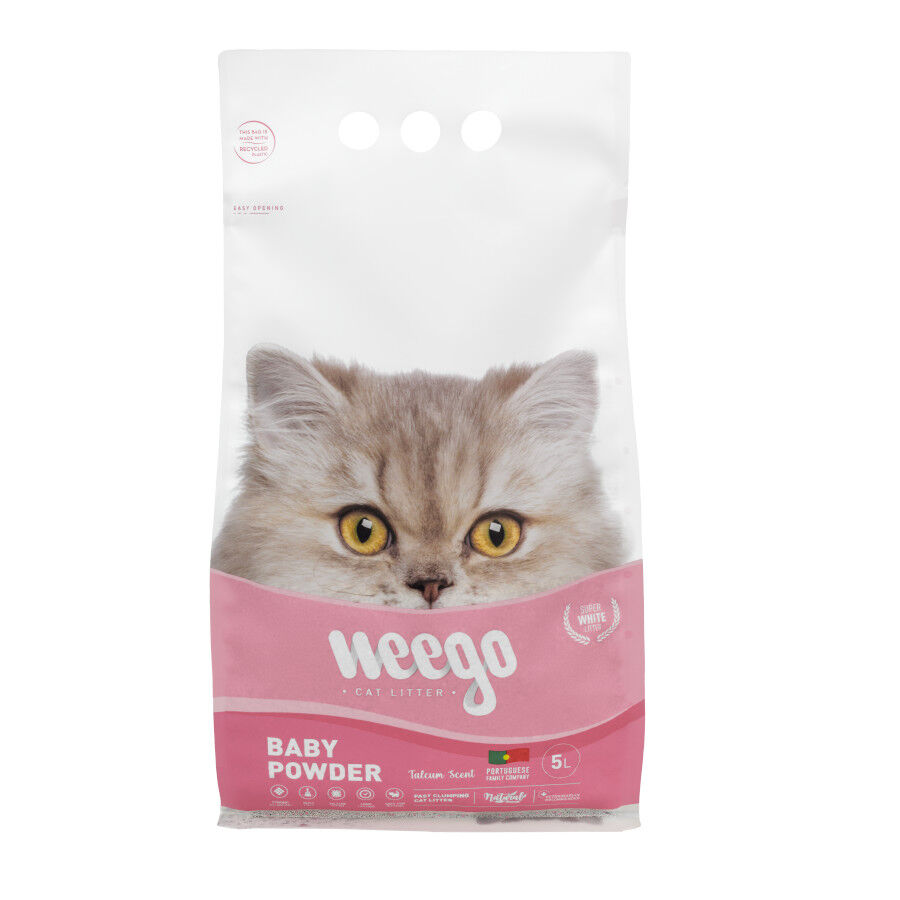Weego Baby Powder Arena Aglomerante para gatos