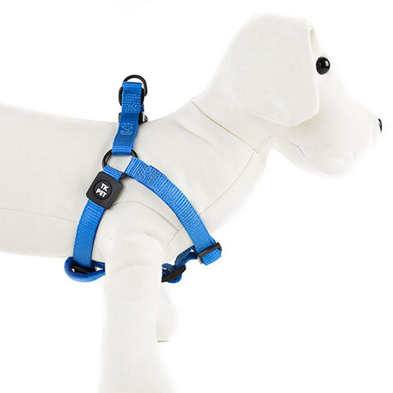 TK-Pet Neo Classic Arnés de Nylon Azul para perros,  Imagen numero 1 TK-Pet Neo Classic arnés perro nylon neopreno azul Imagen numero 1