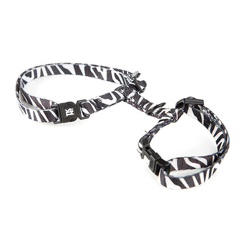 TK-Pet Safari arnés para gatos print de cebra image number null