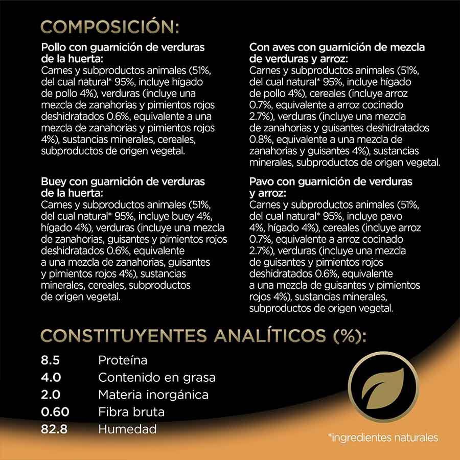 4 tarrinas x 150 g Cesar Recetas de la huerta Tarrina en Pat&eacute; y Gelatina para Perros , , large Imagen numero 3