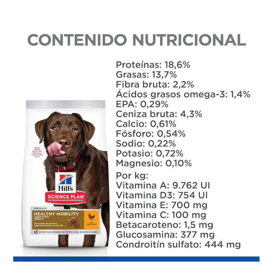 12 kg Hill's Science Plan Healthy Mobility Adult Large Pollo pienso para perros, , large Imagen numero 9
