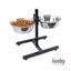 Leeby Comedero Doble Ajustable de  Acero Inoxidable para perros, , large indicador imagen numero 2