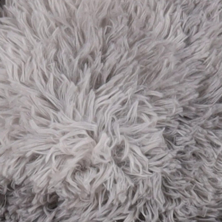 Flamingo Demi Redondo Gris cama para perros y gatos thumbnail