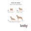Leeby Cama suave de terciopelo gris para perros, , large indicador imagen numero 4