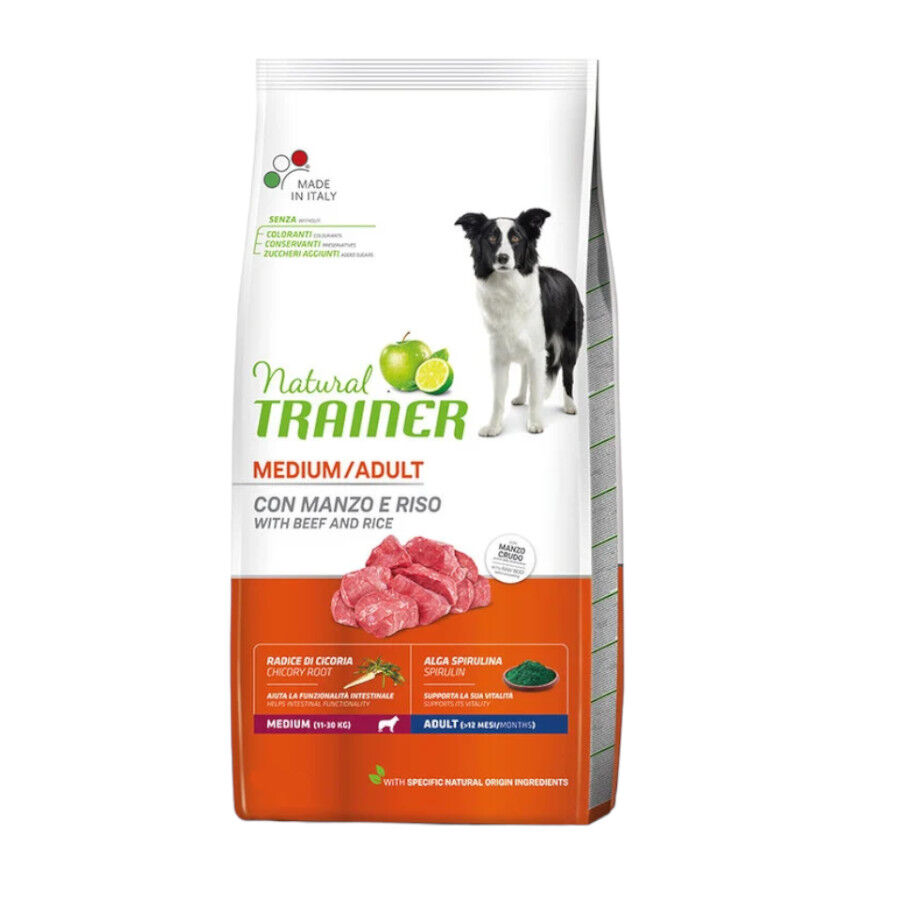 Natural Trainer Adult Medium Ternera pienso para perros