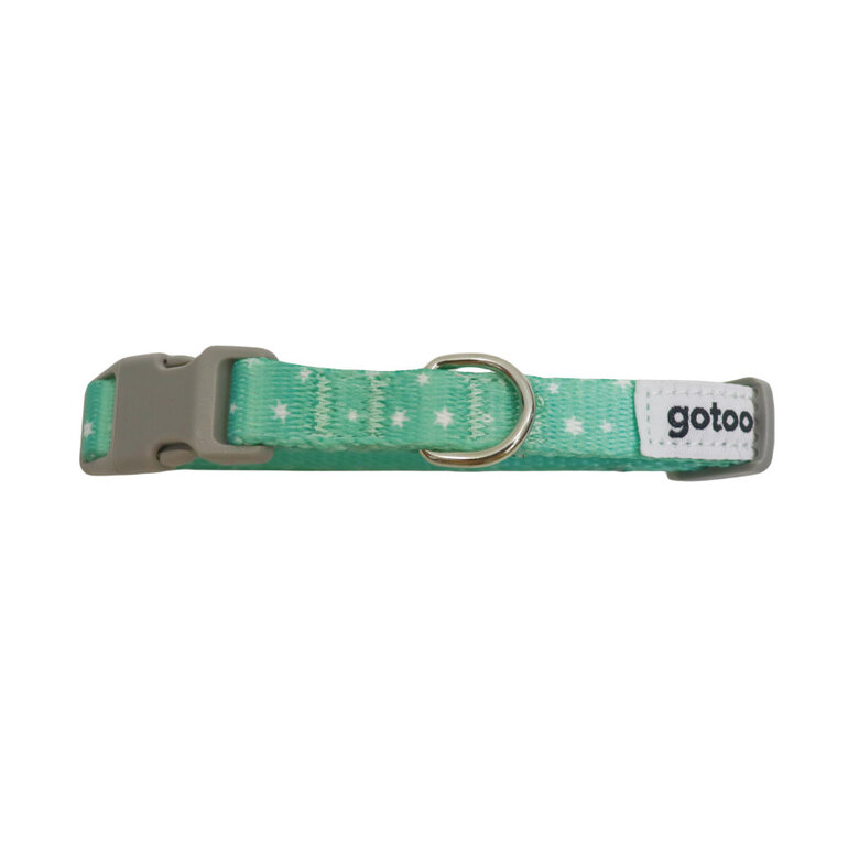Gotoo Set Correa y Collar estampado con estrellas verde para perros,  Imagen numero 5 Gotoo Set Correa y Collar estampado con estrellas verde para perros, , large Imagen numero 5