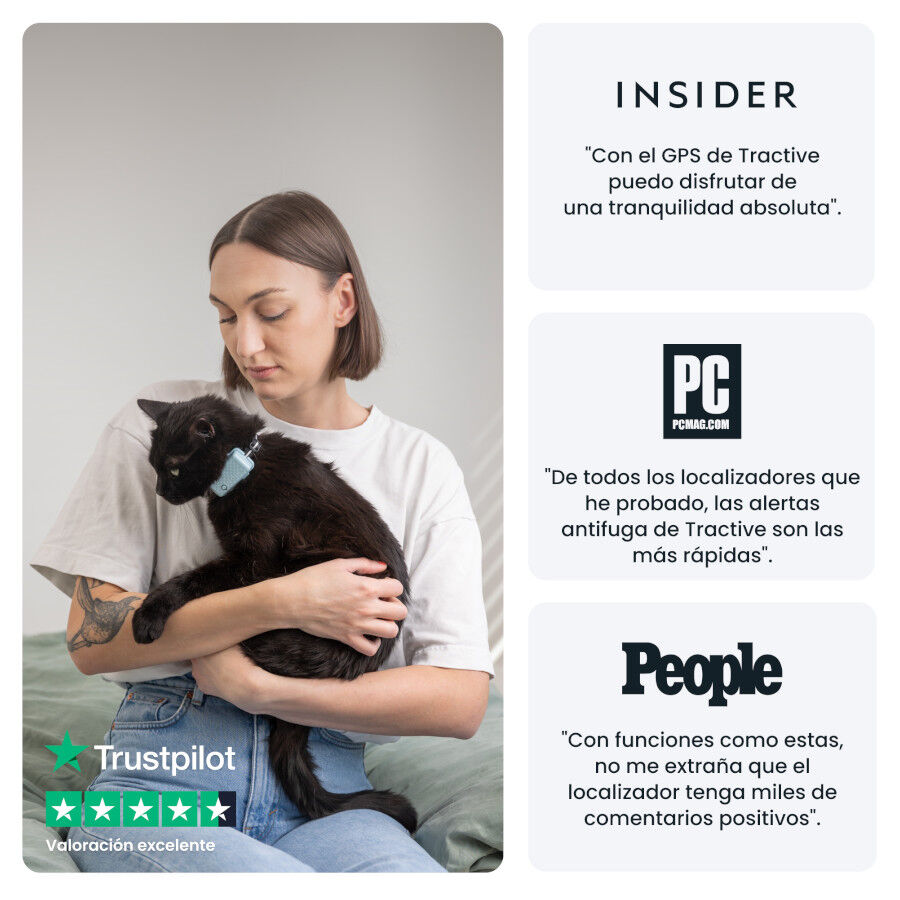 Tractive Cat Mini Localizador GPS Menta para gatos thumbnail