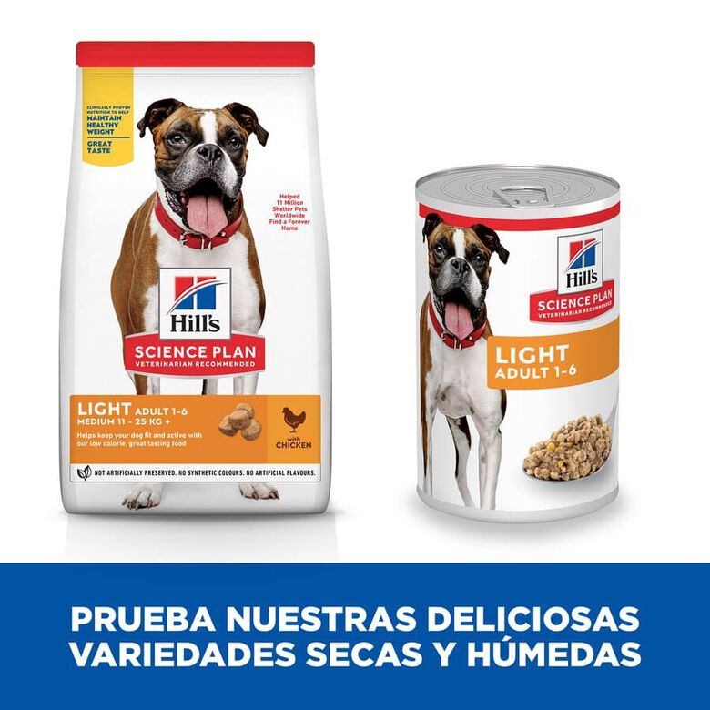 Hill&#039;s Adult Light pollo lata thumbnail