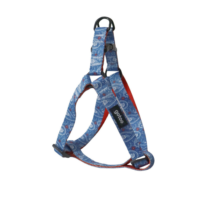 Gotoo Arn&eacute;s estampado cachemira azul para perros, , large Imagen numero 1