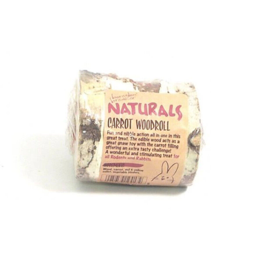 200 g Rosewood Naturals Woodroll Carrot Snack para Roedores, , large Imagen numero 2