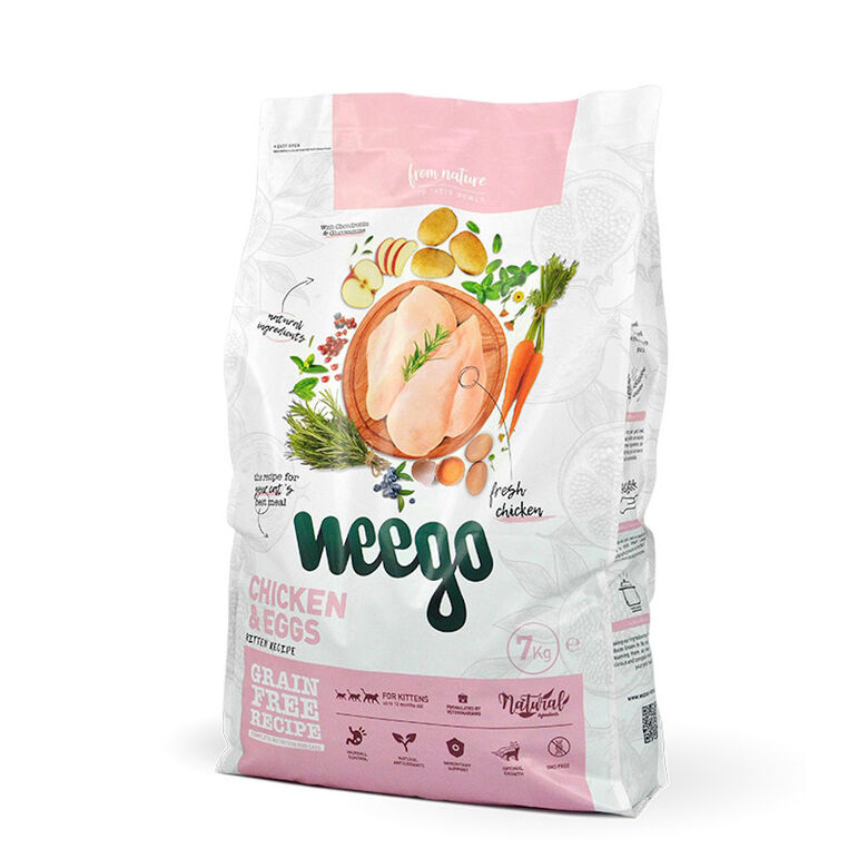 Weego Pollo y Huevos pienso para gatitos thumbnail