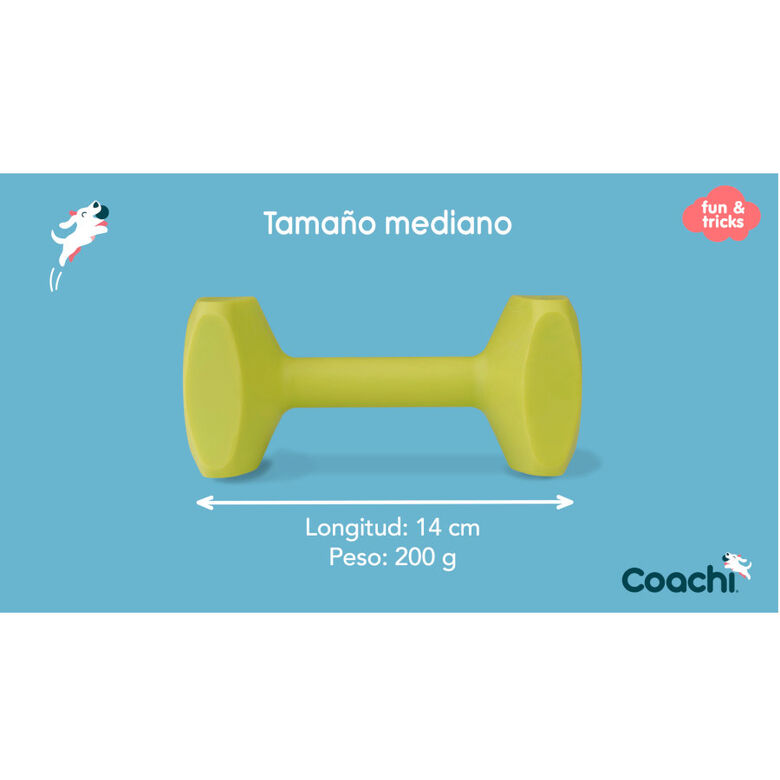 Coachi pesa de juguete amarilla para perros medianos thumbnail