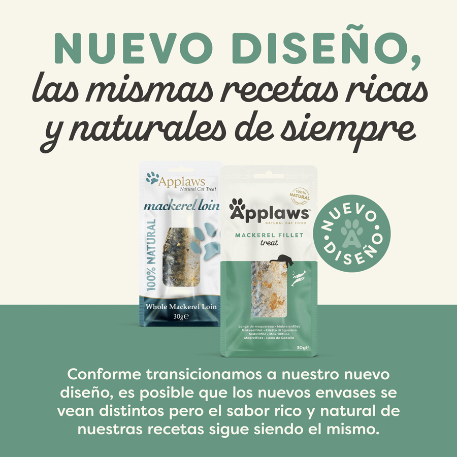 30 g Applaws Lomo de Caballa snack para gatos, , large Imagen numero 2