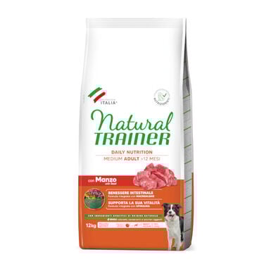Natural Trainer Adult Medium Ternera pienso para perros