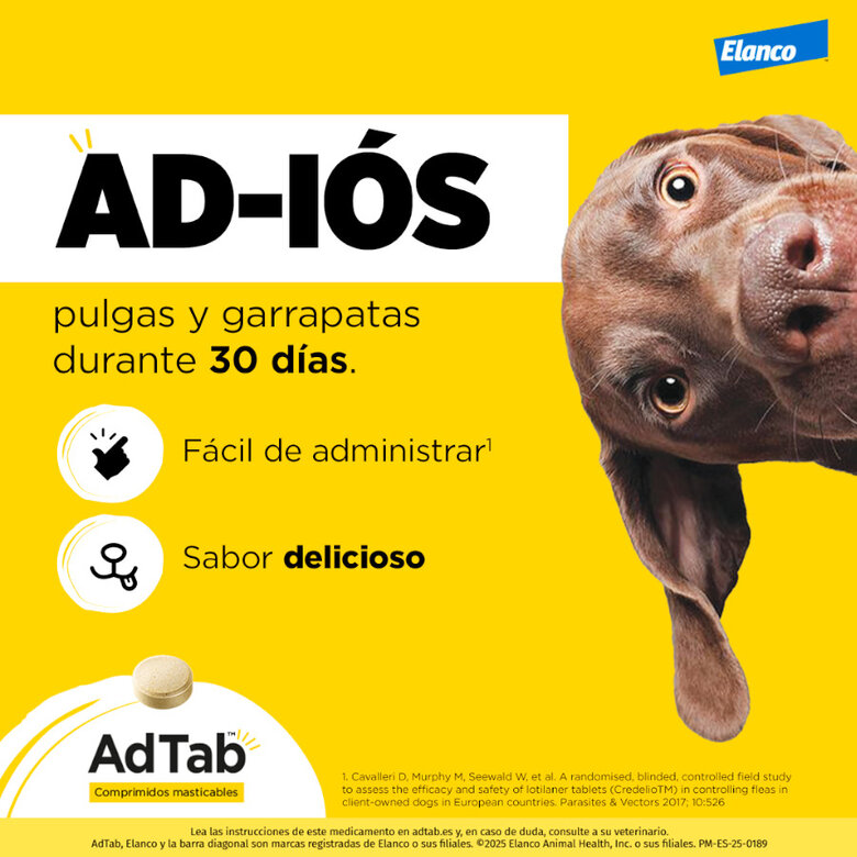 AdTab Comprimidos Masticables Antiparasitarios para perros,  Imagen numero 8 AdTab Comprimidos Masticables Antiparasitarios para perros, , large Imagen numero 8