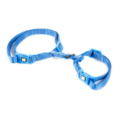 TK-Pet Classic Arnés Ajustable de Nylon Azul para gatos  