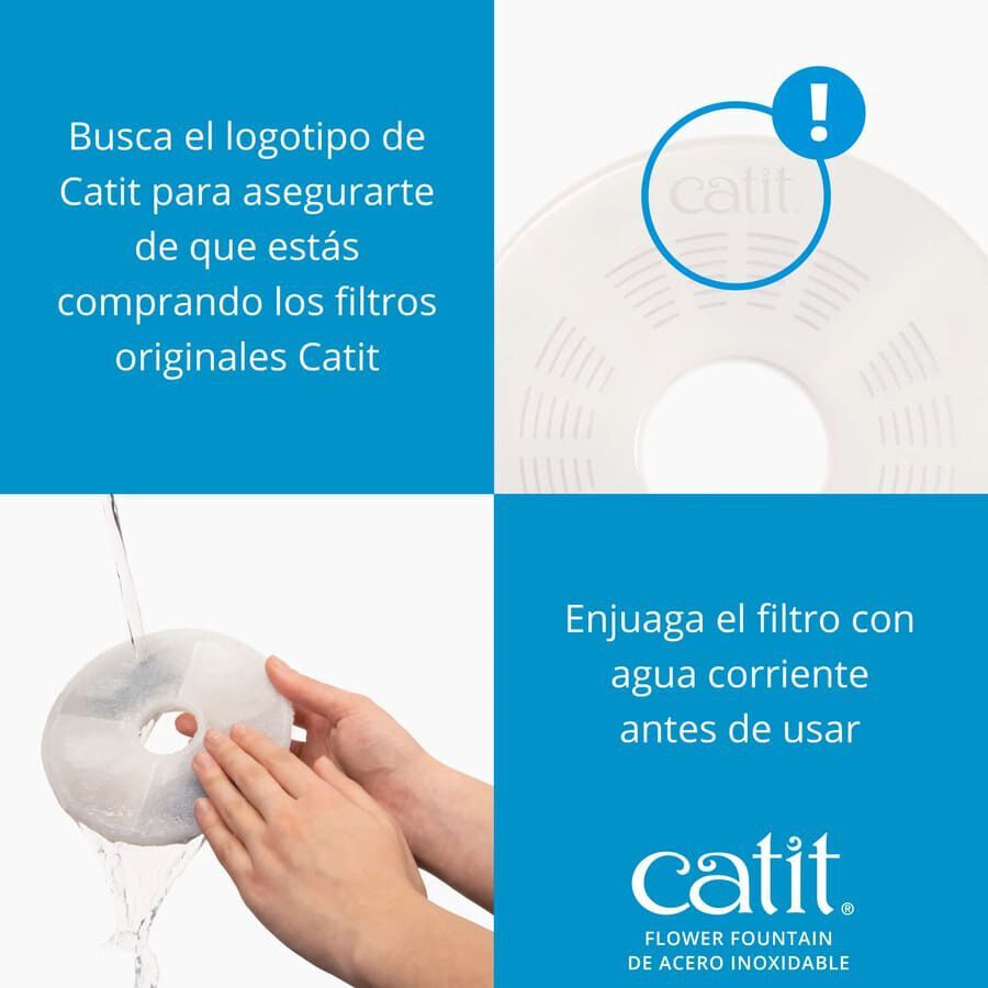 Catit Flower Fountain de Acero Inoxidable, , large Imagen numero 4