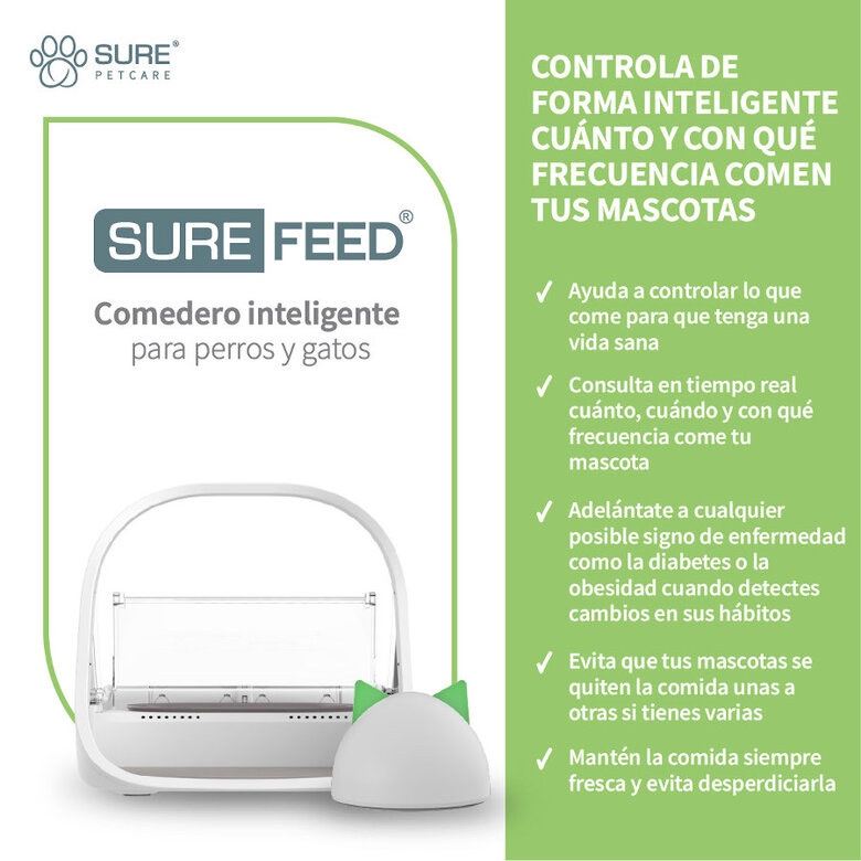 Sure Petcare Surefeed Comedero Automático con Microchip Connect para perros y gatos,  Imagen numero 2 Sure Petcare Surefeed Comedero Automático con Microchip Connect para perros y gatos, , large Imagen numero 2