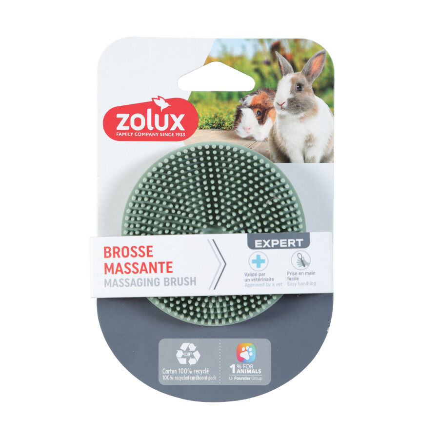 Zolux Cepillo Masajeador de Goma para roedores, , large Imagen numero 1
