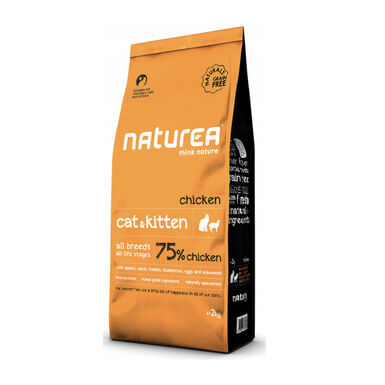 Naturea Cat&Kitten Naturals Pollo pienso