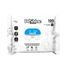 PetShine Toallitas H&uacute;medas de Talco para perros &ndash; Pack Econ&oacute;mico
