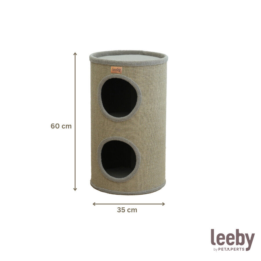 Leeby BonBon barril rascador con cama nido para gatos, , large Imagen numero 4