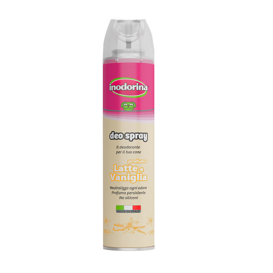 Inodorina Deo Spray Desodorante Leche y Vainilla para perros