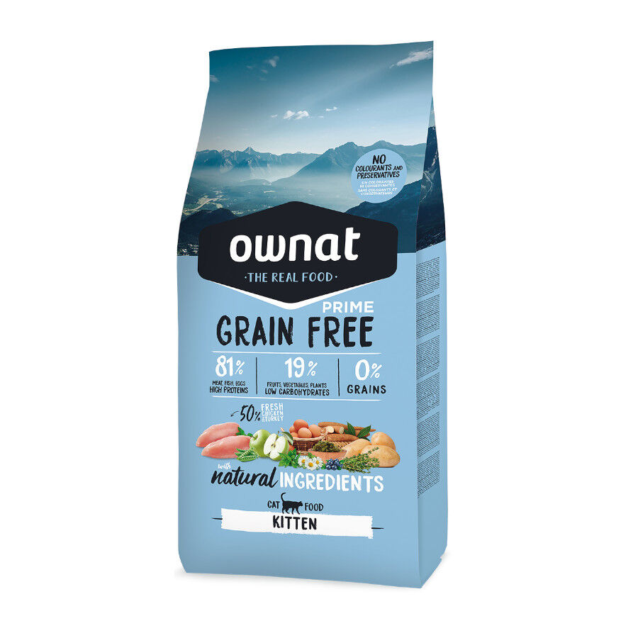 Ownat Prime Kitten Pienso Pollo y Pavo para gatos, , large Imagen numero 1