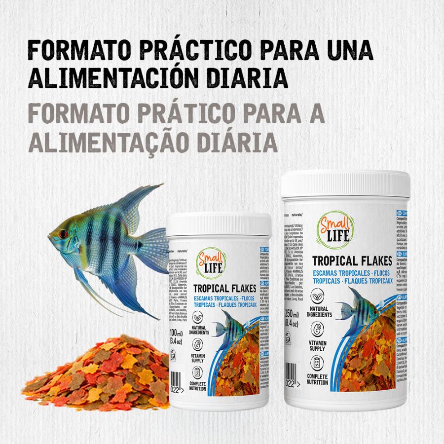 250 ml Small Life Escama Tropical Alimento para peces, , large Imagen numero 2