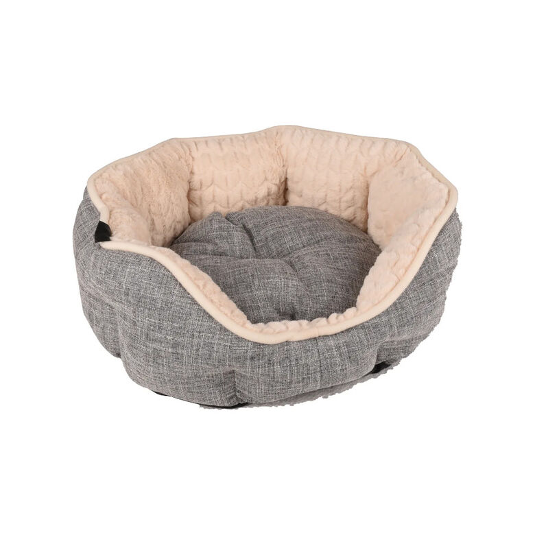 Flamingo Zupo Octógono Gris cama cuna para perros y gatos thumbnail