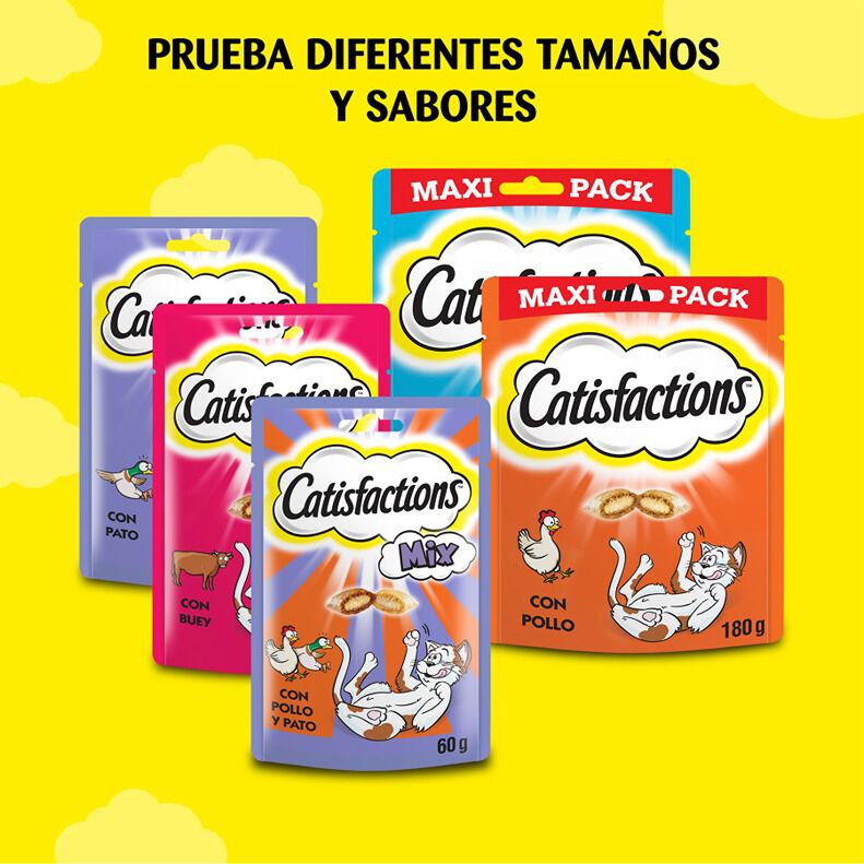 60 g Catisfactions Premios de Salm&oacute;n y Queso para gatos, , large Imagen numero 6