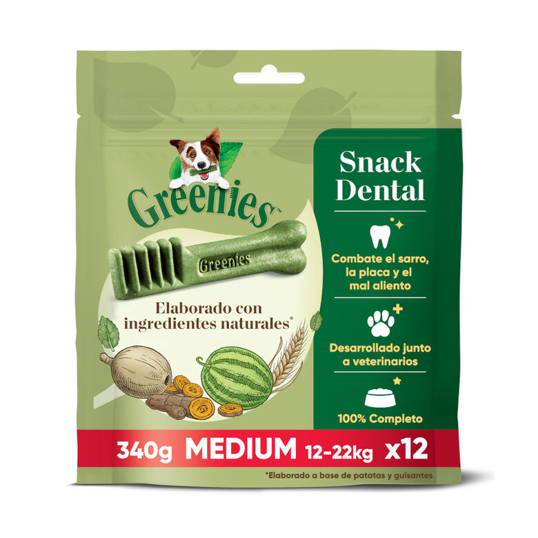 Greenies Medium Snacks Dentales Naturales para perros medianos thumbnail