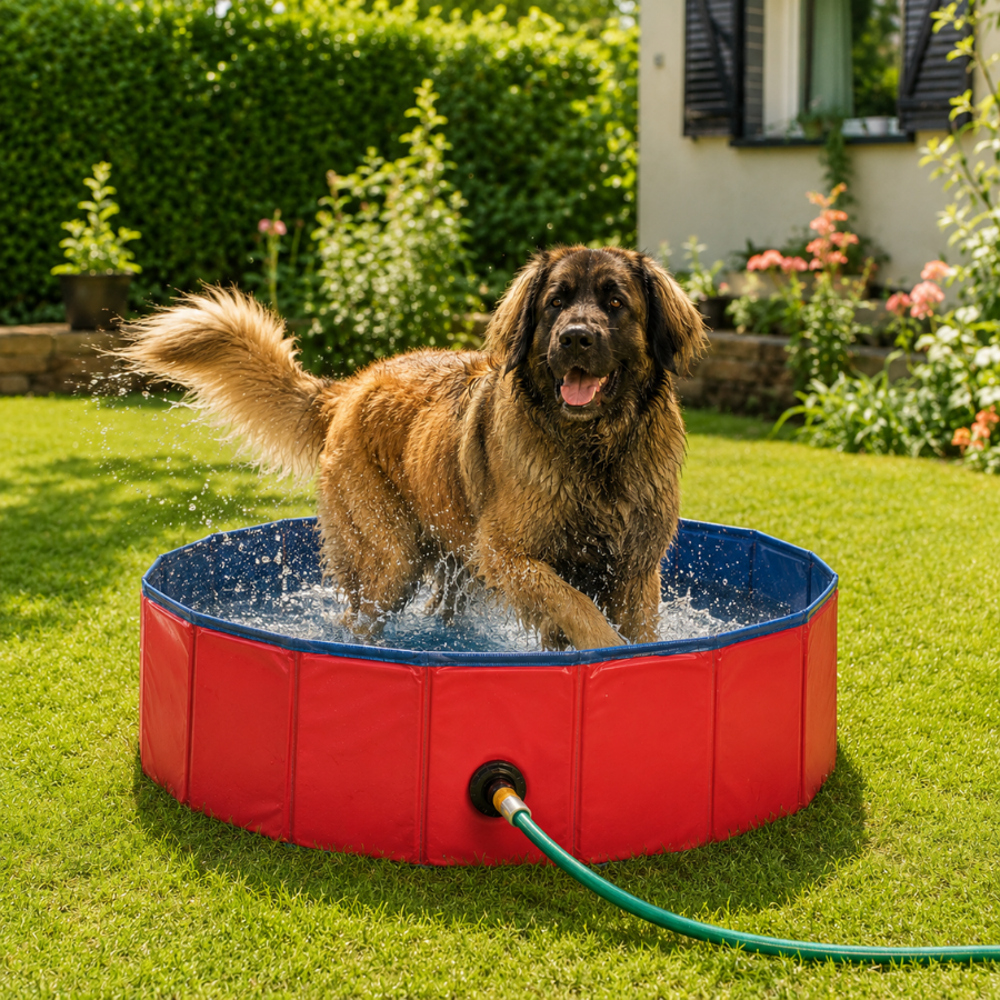 Summer Vibes Piscina Roja para perros, , large Imagen numero 1
