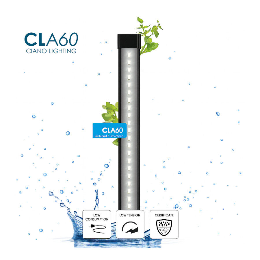 Ciano Aqua Led 60 Negro acuario con luz led, filtro y calentador thumbnail