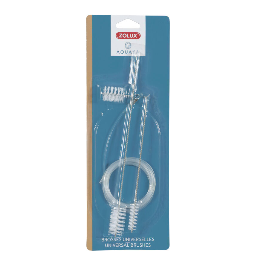 Zolux Aquaya Set de Cepillos de Limpieza para acuarios