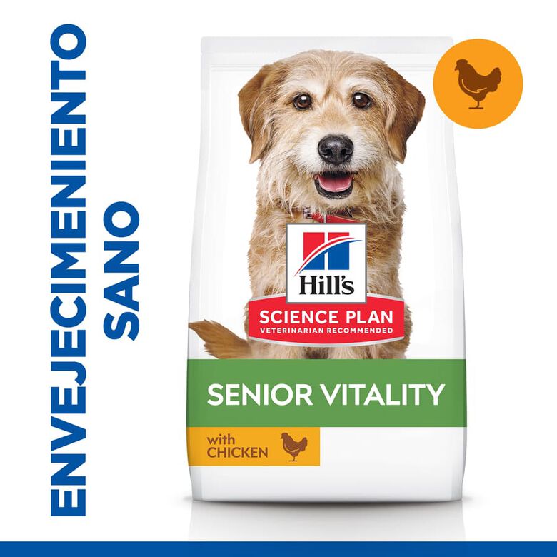 Hill&#039;s Science Plan Youthful Vitality Adult +7 Small y Mini Pollo pienso para perros thumbnail