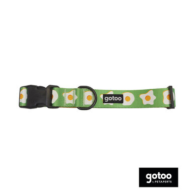 Gotoo Collar estampado verde para perro