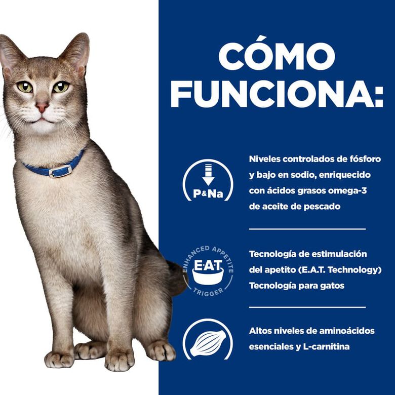 Hill&#039;s Prescription k/d Diet Kidney Care Salmón sobre en salsa para gatos thumbnail