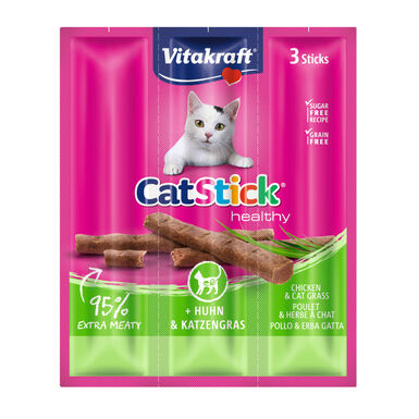 Vitakraft Cat Stick Healthy Pollo y Hierba Gatera