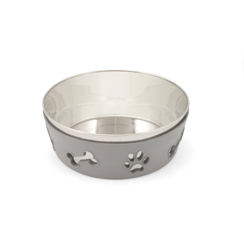 Outech Comedero de Acero Inoxidable Gris para perros,  Imagen numero 1 Outech Comedero de Acero Inoxidable Gris para perros, , large Imagen numero 1