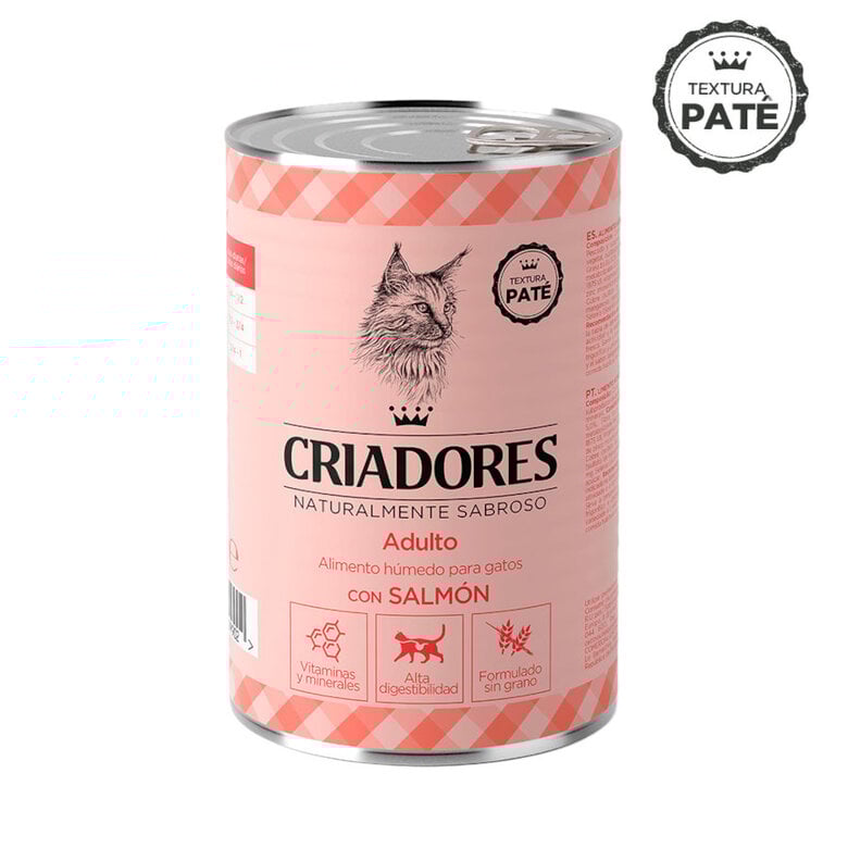 400 g Criadores Adulto con Salmón lata para gatos,  Imagen numero 2 400 g Criadores Adulto con Salmón lata para gatos, , large Imagen numero 2