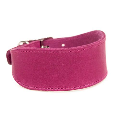 TK-Pet Namur rosa collar de cuero para galgos Imagen numero 1