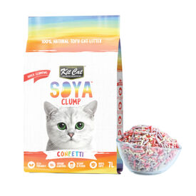 Kit Cat Soyaclump Confeti Arena de Soja para gatos